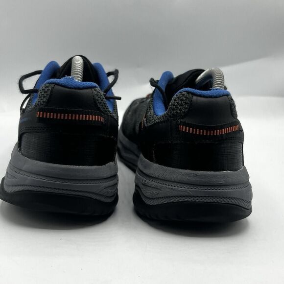 Skechers Go Run Trail Altitude Men 9.5 Black/Orange Hiking Shoe Water Repellent - Picture 7 of 13